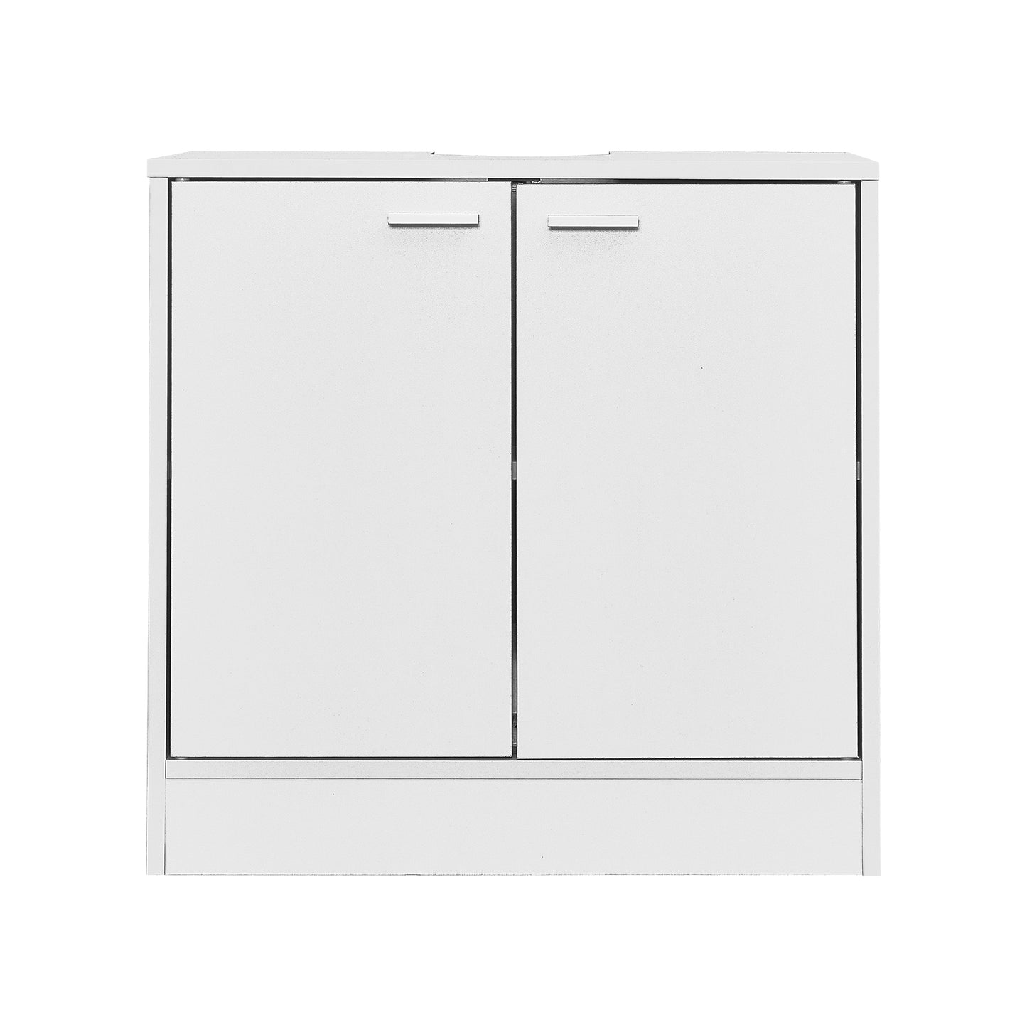 Bathroom Under Sink Cabinet, White Color, Storage Unit with 2 Doors