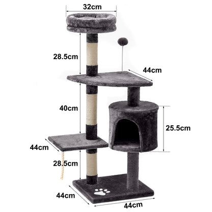 Cat Tree, Cat Activity Centre with Cat Room and Hammock