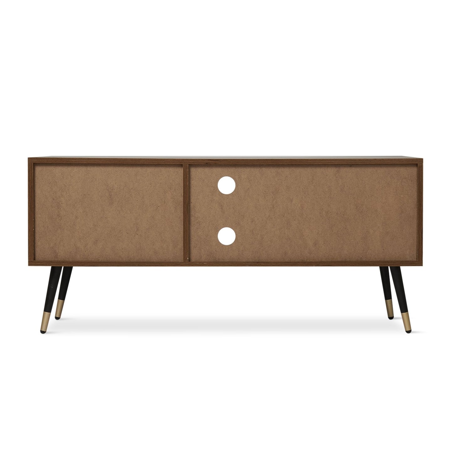 Retro and Industrial TV Cabinets, Antique Wood Grain Color, Single Door