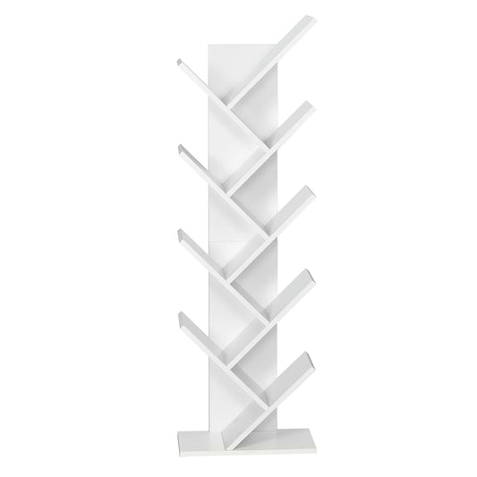 Modern Bookcase, Tree-shape Design, 9 Tier Tree